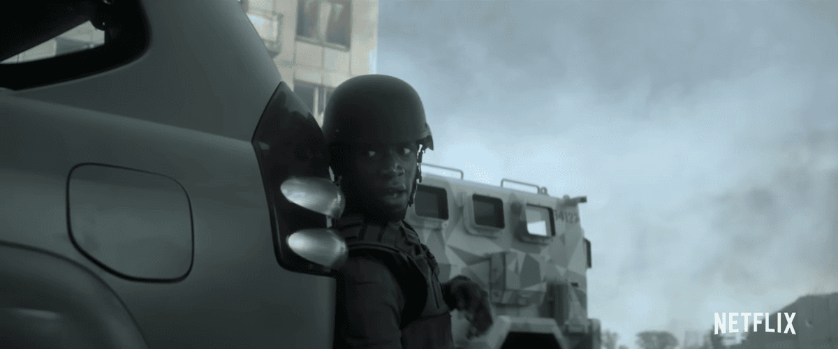 Outside the Wire trailer still